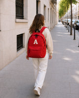 MOCHILA GRANDE ROJA |  INICIAL
