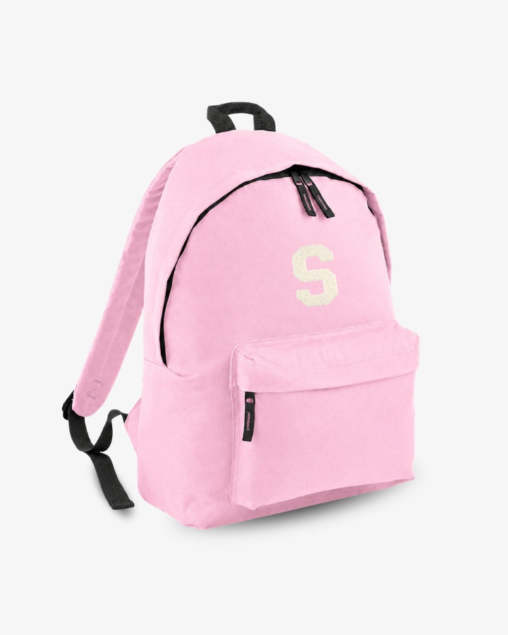 MOCHILA GRANDE  ROSA CLARO |  INICIAL