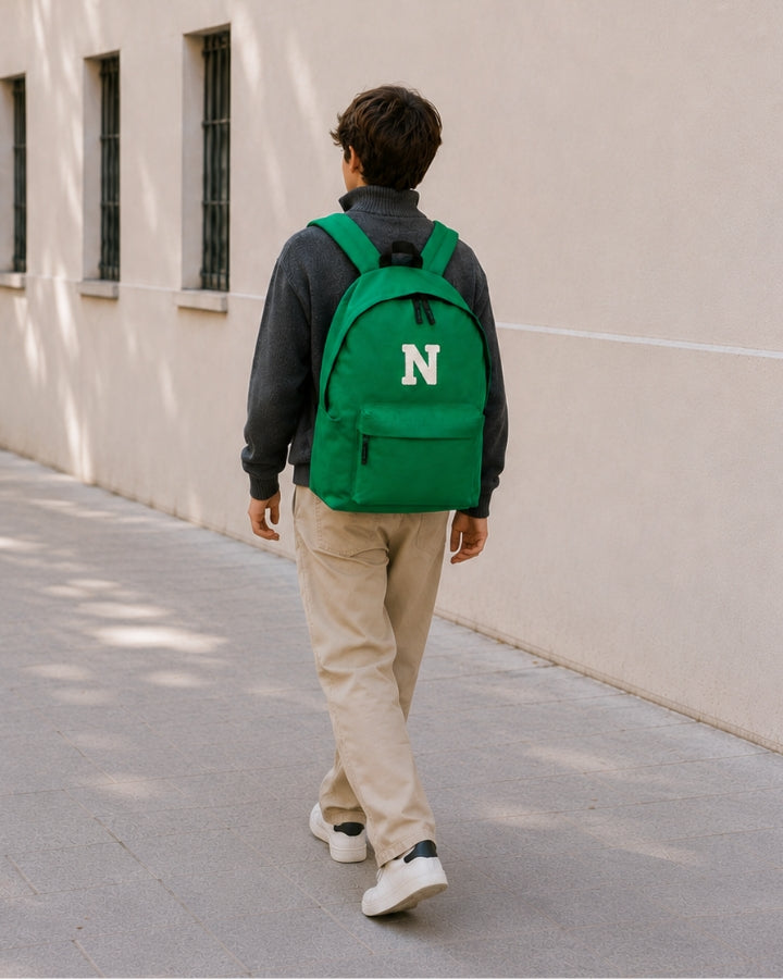 MOCHILA GRANDE VERDE KELLY |  INICIAL