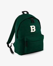 MOCHILA GRANDE VERDE OSCURO |  INICIAL