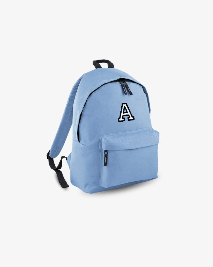 MOCHILA PEQUEÑA AZUL CELESTE |  INICIAL