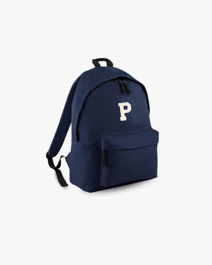 MOCHILA PEQUEÑA AZUL MARINO |  INICIAL