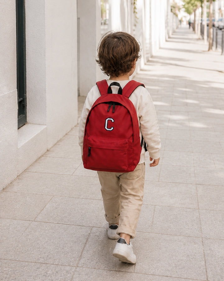MOCHILA PEQUEÑA ROJA |  INICIAL