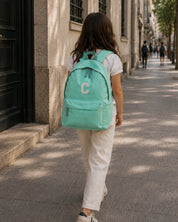 MOCHILA (PRIMARIA) VERDE MINT | INICIAL