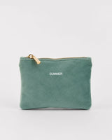 NECESER TERCIOPELO VERDE JADE | BORDADO PERSONALIZADO