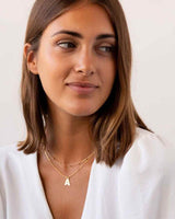 PACK | GOLD-PLATED BEADED CHAIN + INITIAL MIDI