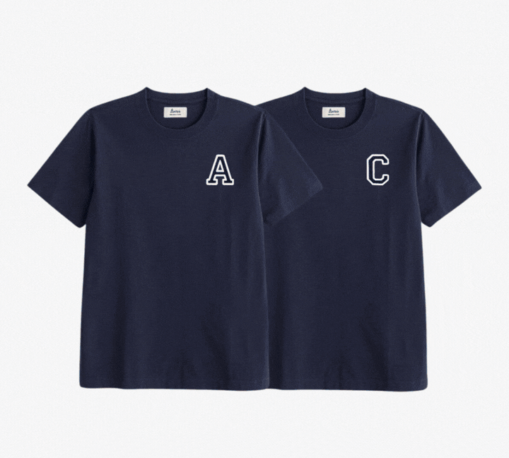 PACK DE 2: CAMISETAS INICIAL | 2 ADULTOS