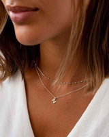 PACK | SILVER LINK CHAIN + INITIAL MINI