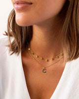 PACK | GOLD-PLATED PLATES CHAIN + INITIAL MIDI