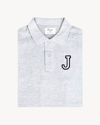 GRAUES POLO-SHIRT | ANFANGS-MINI