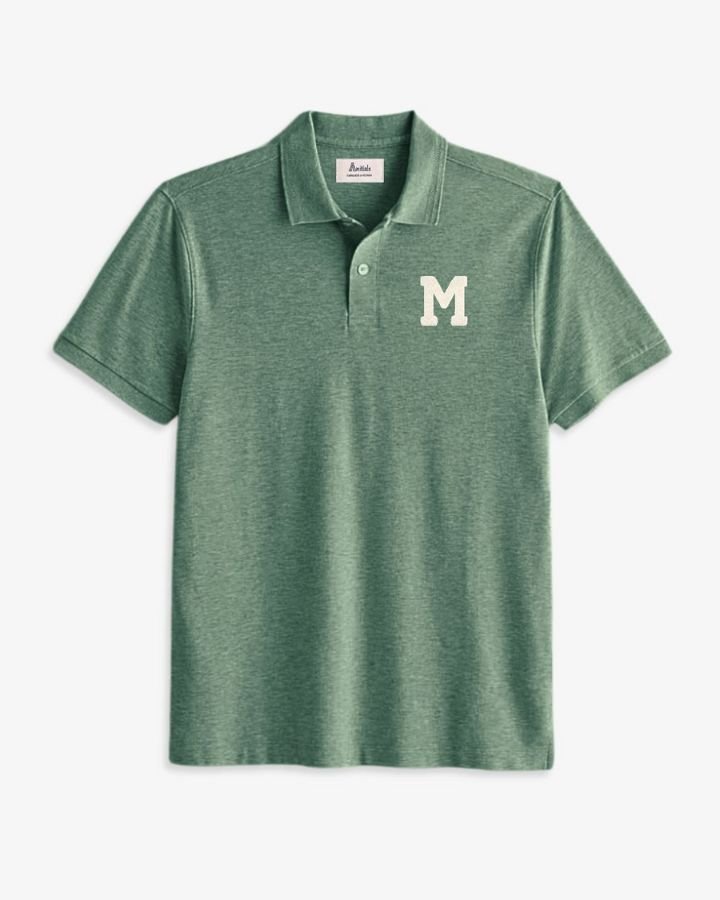 POLO OLIVE GREEN WASH | INICIAL MICRO RIZO