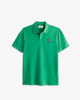 KELLY GREEN POLO SHIRT | INITIAL MICRO CLASSIC