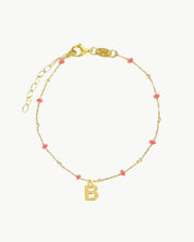 PULSERA_BOLITAS_CORAL_INICIAL_MINI_ANITIALS_2