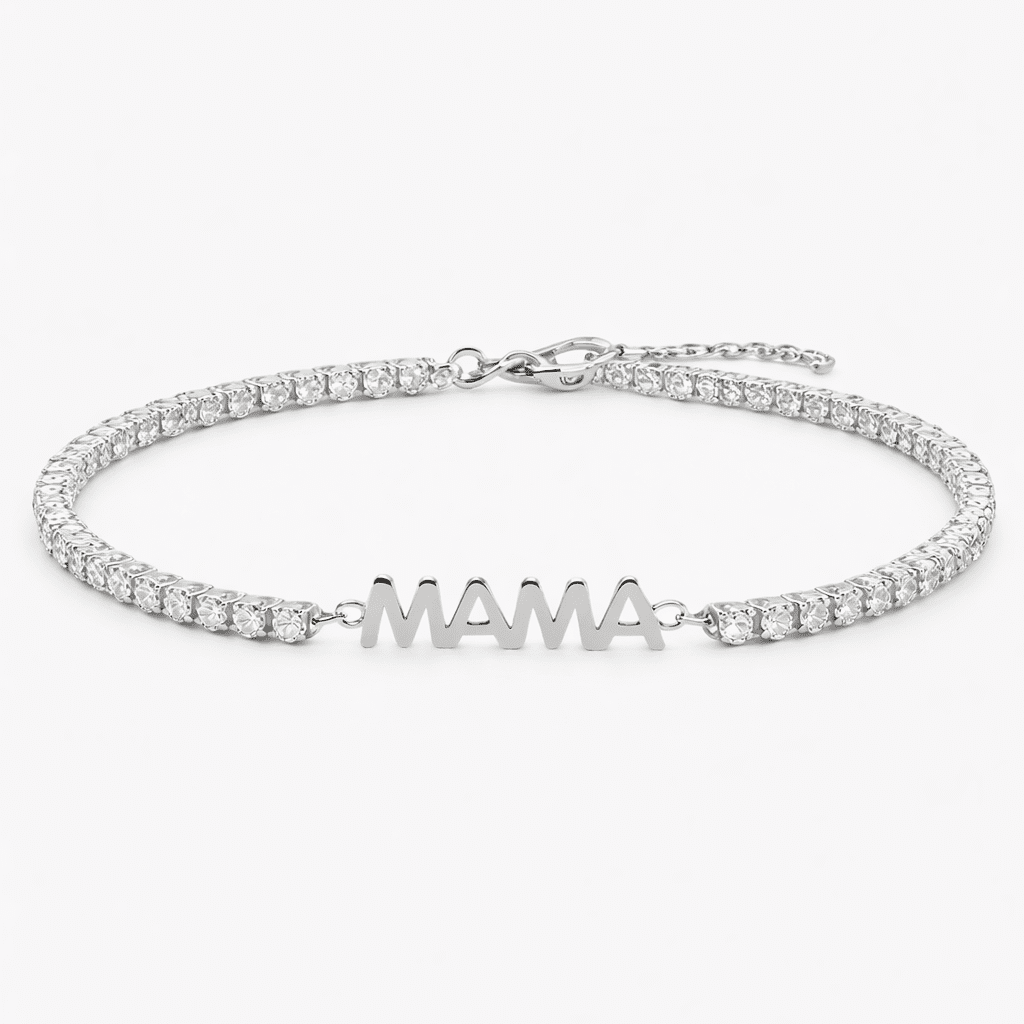 PULSERA CIRCONITAS Y PLATA DE LEY | MAMA