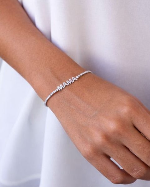 PULSERA CIRCONITAS Y PLATA DE LEY | MAMA