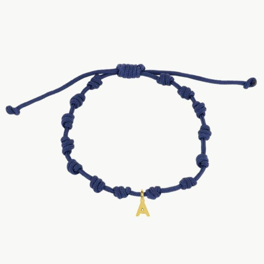PULSERA_NUDOS_AZUL_MARINO_INICIAL_MINI_ANITIALS