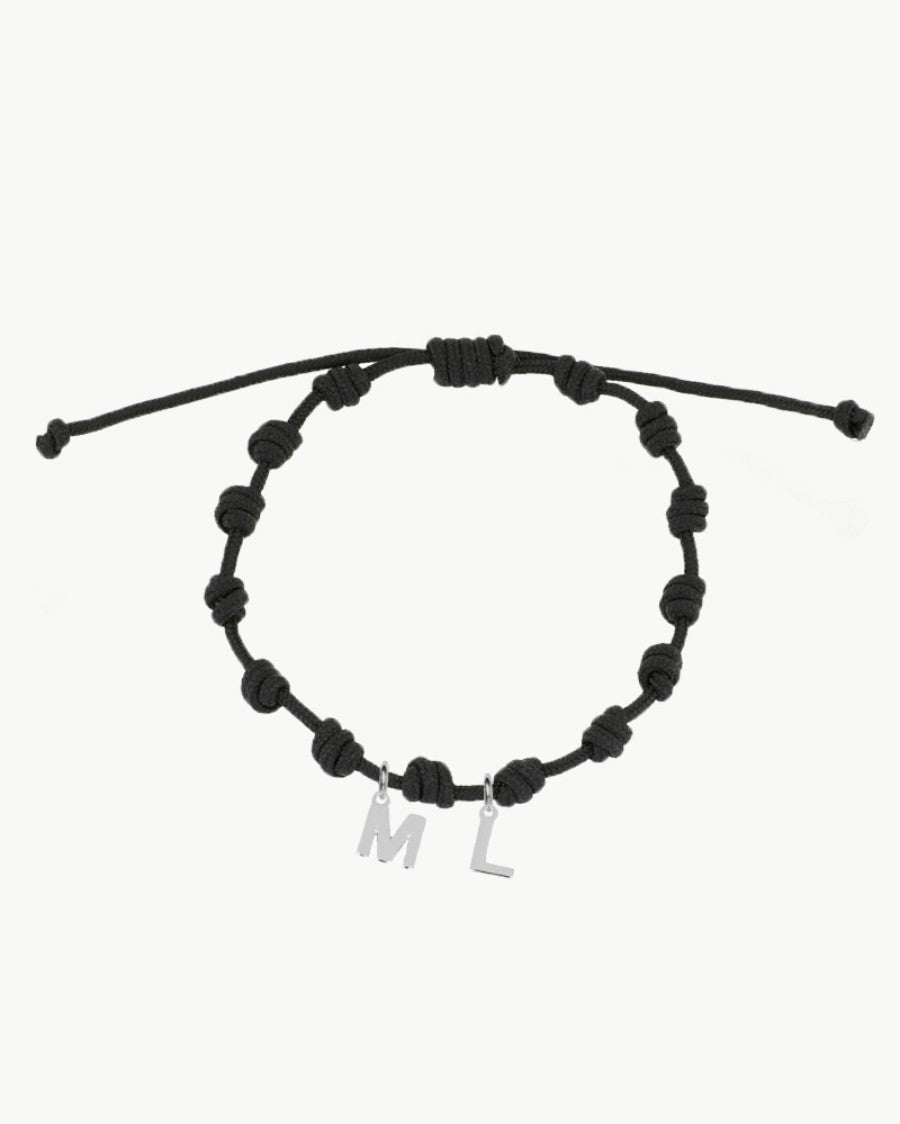 PULSERA_NUDOS_NEGRA_INICIAL_MINI_ANITIALS