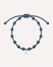 PULSERA NUDOS OCEAN BLUE | INICIAL MINI