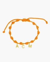 PULSERA NUDOS ORANGE | INICIAL MINI