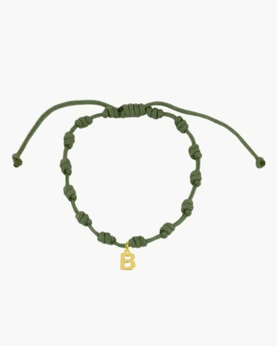 PULSERA_NUDOS_VERDE_OLIVA_INICIAL_MINI_ANITIALS_1