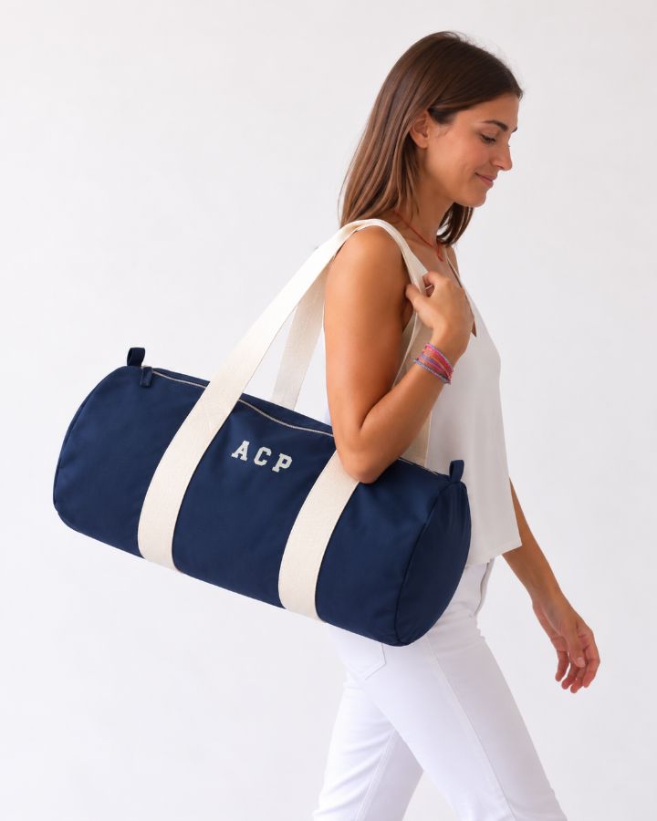 SPORT BAG AZUL MARINO | BORDADO PERSONALIZADO