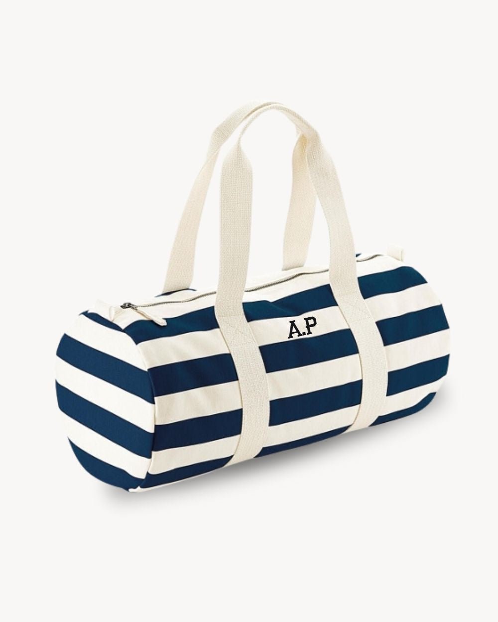 SPORT BAG RAYAS AZUL MARINO | PERSONALIZADA