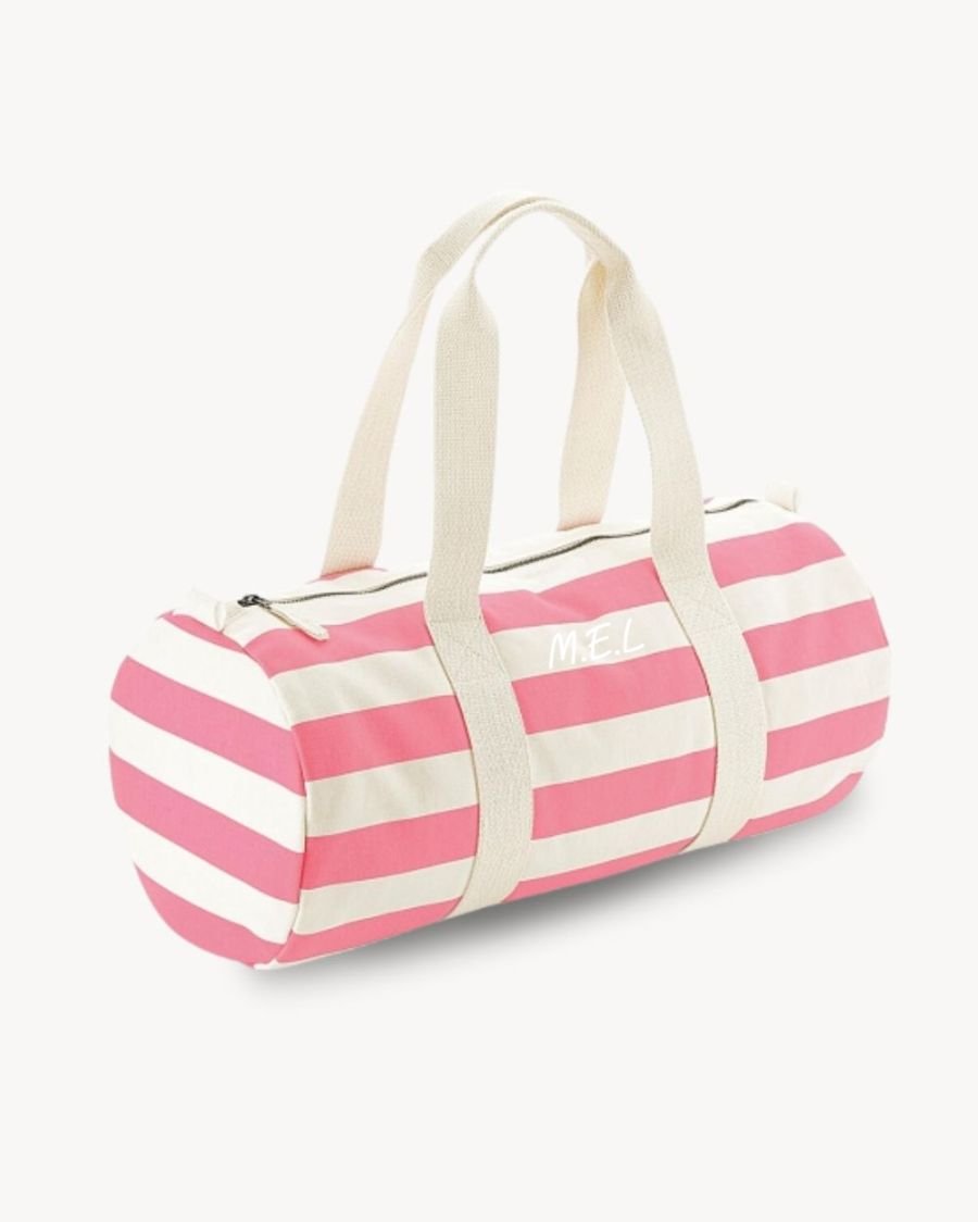 SPORT BAG RAYAS LIGHT PINK | PERSONALIZADA 2