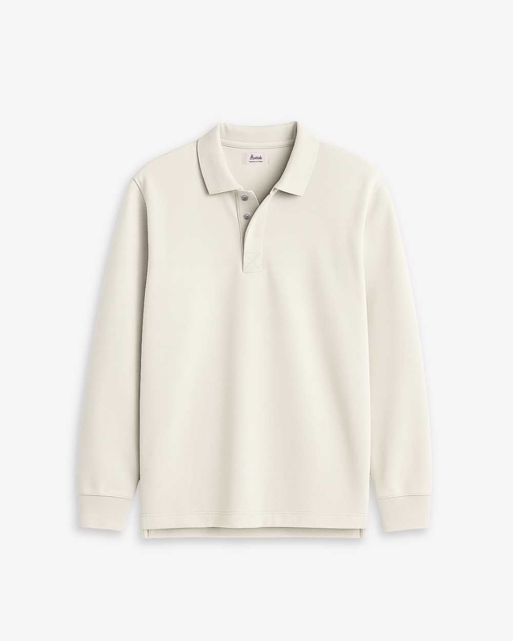 SUDADERA POLO UNISEX OFF WHITE | INICIAL