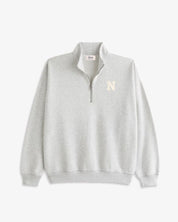SUDADERA-ZIPPER GRIS | INICIAL