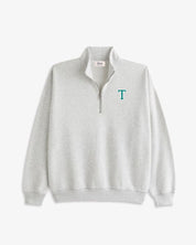 SUDADERA-ZIPPER GRIS | INICIAL