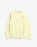 SUDADERA AMARILLO PASTEL | BORDADO CORAZÓN