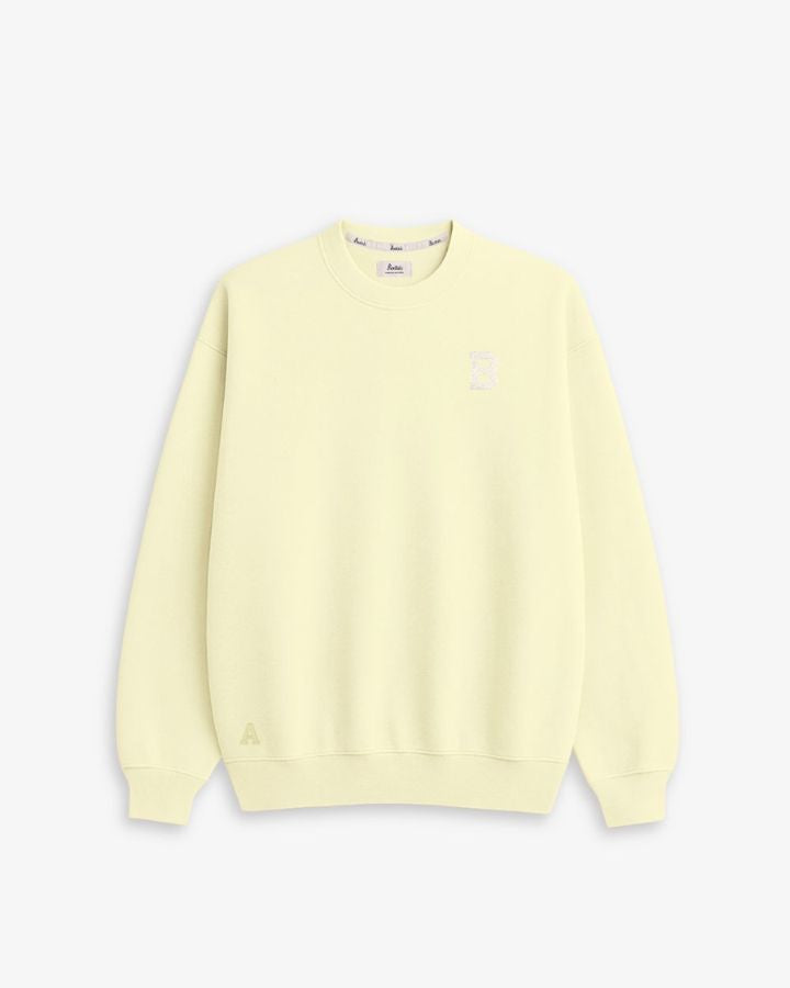 SUDADERA AMARILLO PASTEL | INICIAL
