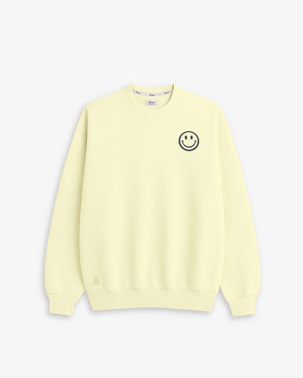 PASTEL YELLOW SWEATSHIRT | SMILE