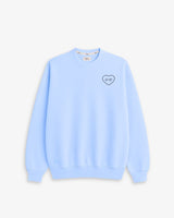 SUDADERA AZUL CELESTE | BORDADO CORAZÓN