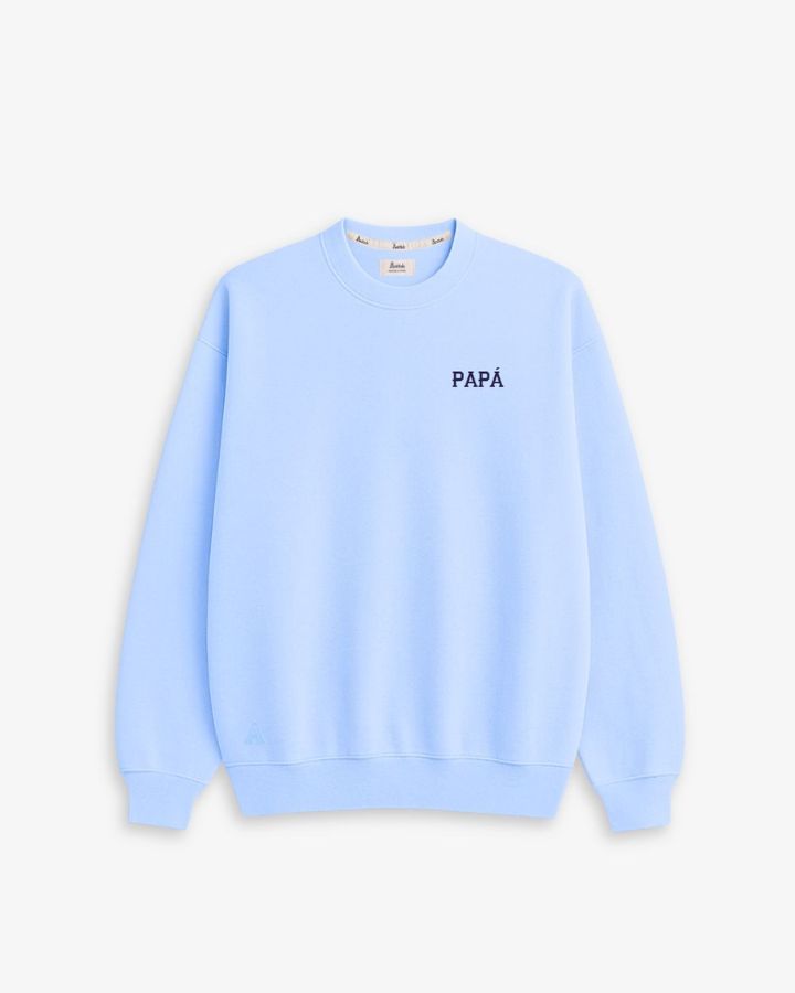 SUDADERA AZUL CELESTE | BORDADO PERSONALIZADO