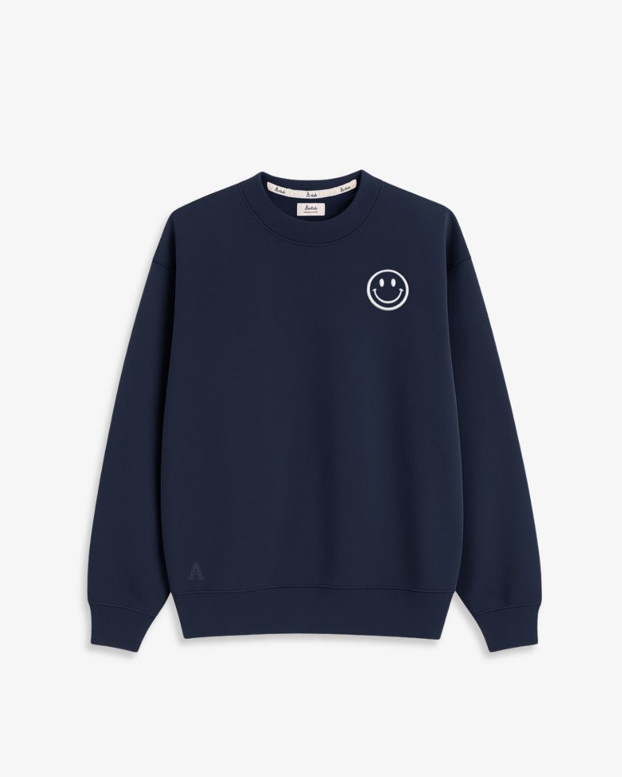 SUDADERA AZUL MARINO | SMILE