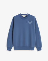 SUDADERA AZUL OCÉANO | BORDADO CORAZÓN
