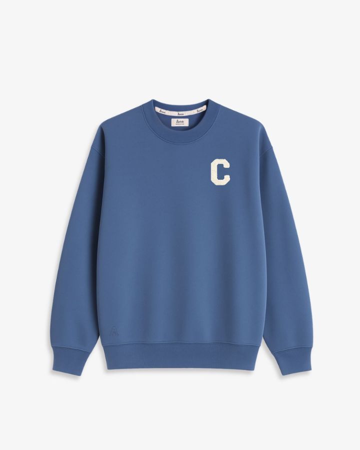 SUDADERA AZUL OCÉANO | INICIAL