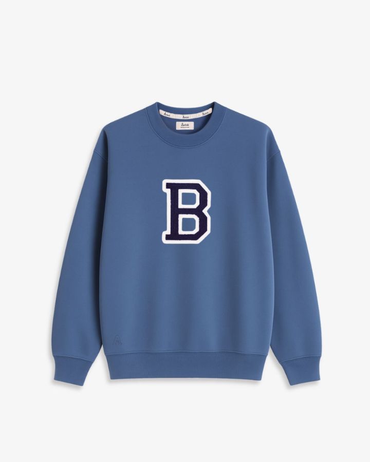 SUDADERA AZUL OCÉANO | INICIAL