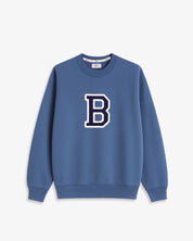 SUDADERA AZUL OCÉANO | INICIAL