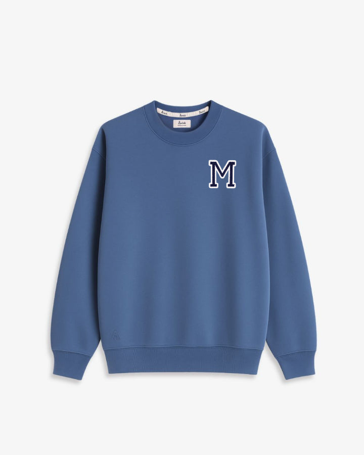 SUDADERA AZUL OCÉANO | INICIAL