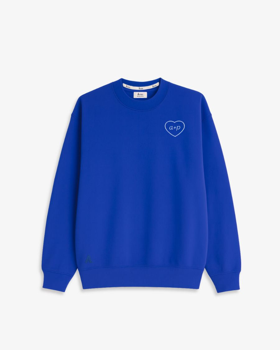 SUDADERA AZUL ROYAL | BORDADO CORAZÓN