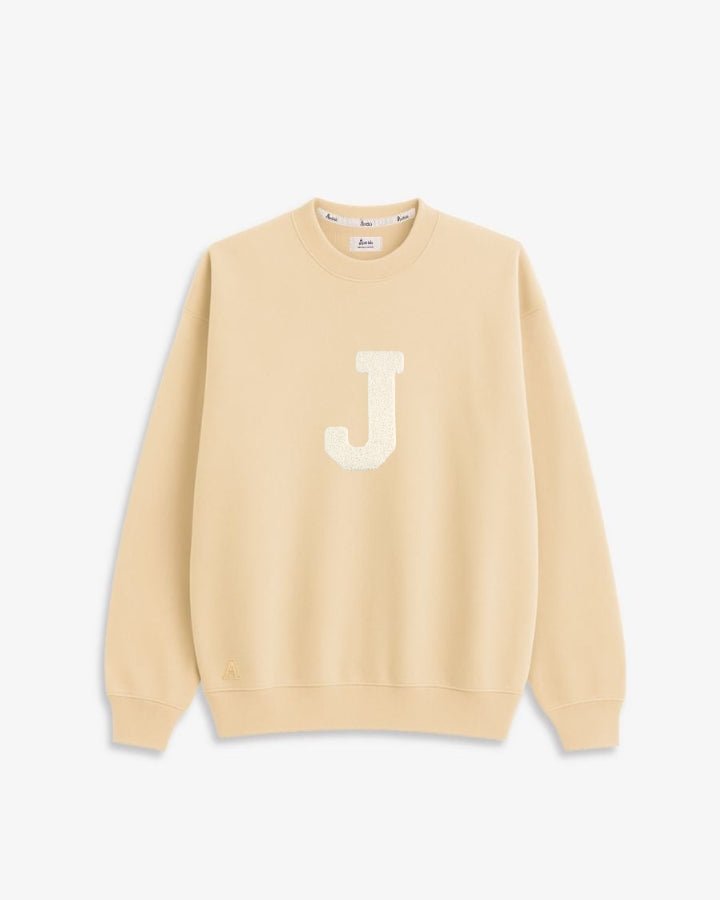 SUDADERA BEIGE ARENA | INICIAL