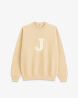 SUDADERA BEIGE OSCURO | INICIAL