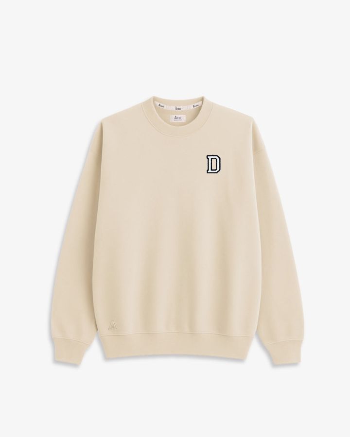 SUDADERA BEIGE | INICIAL