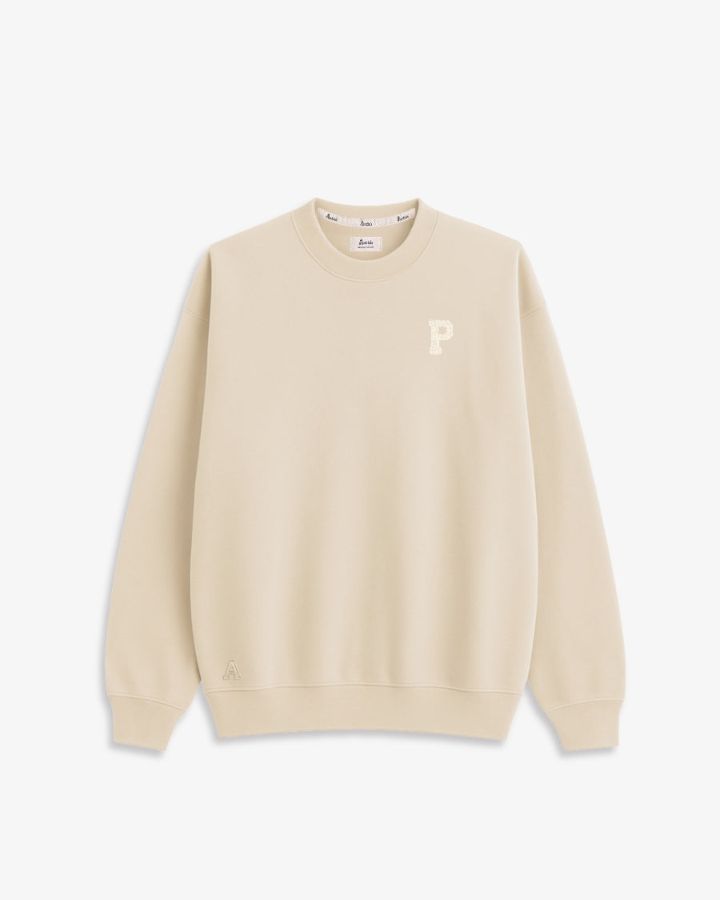 SUDADERA BEIGE | INICIAL