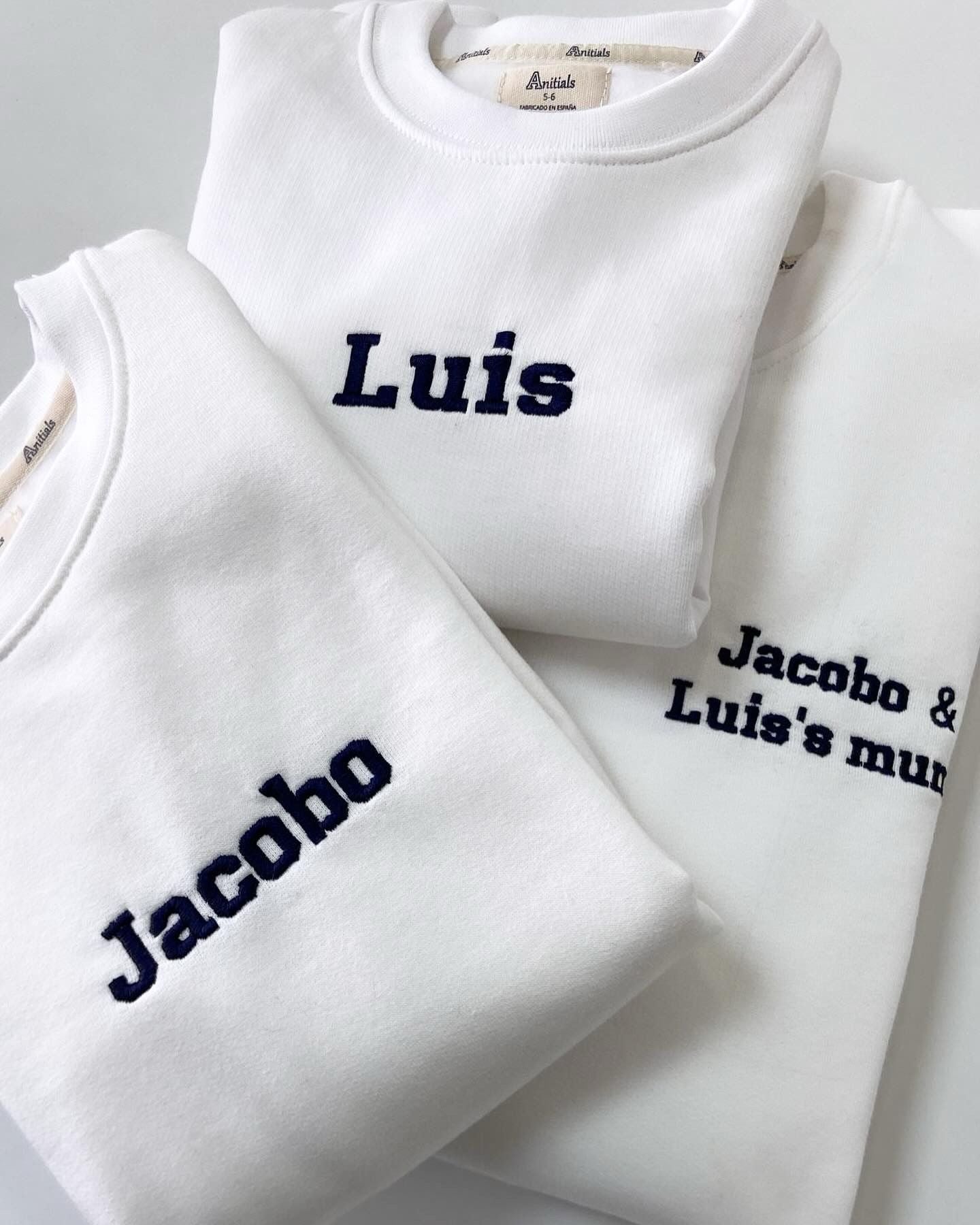 SUDADERA BLANCA | PERSONALIZADA