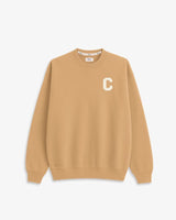 SUDADERA CAMEL | INICIAL