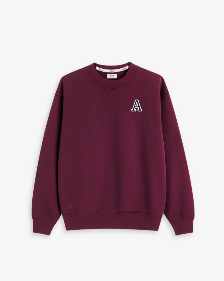 SUDADERA GRANATE | INICIAL