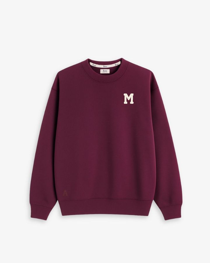 SUDADERA GRANATE | INICIAL